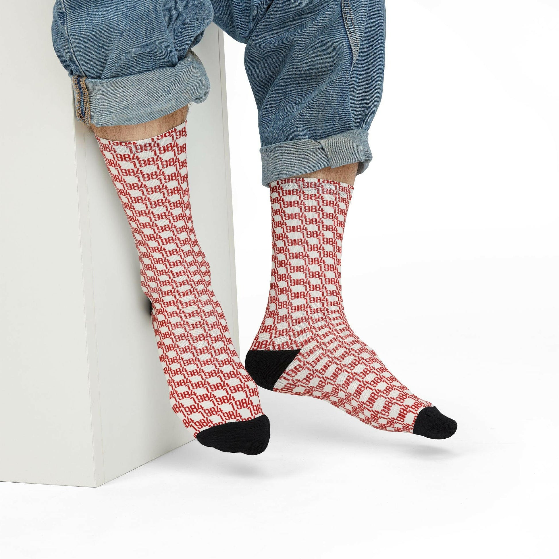 1984 / Bitcoin Socks - SVRN_T - The Orange Habit