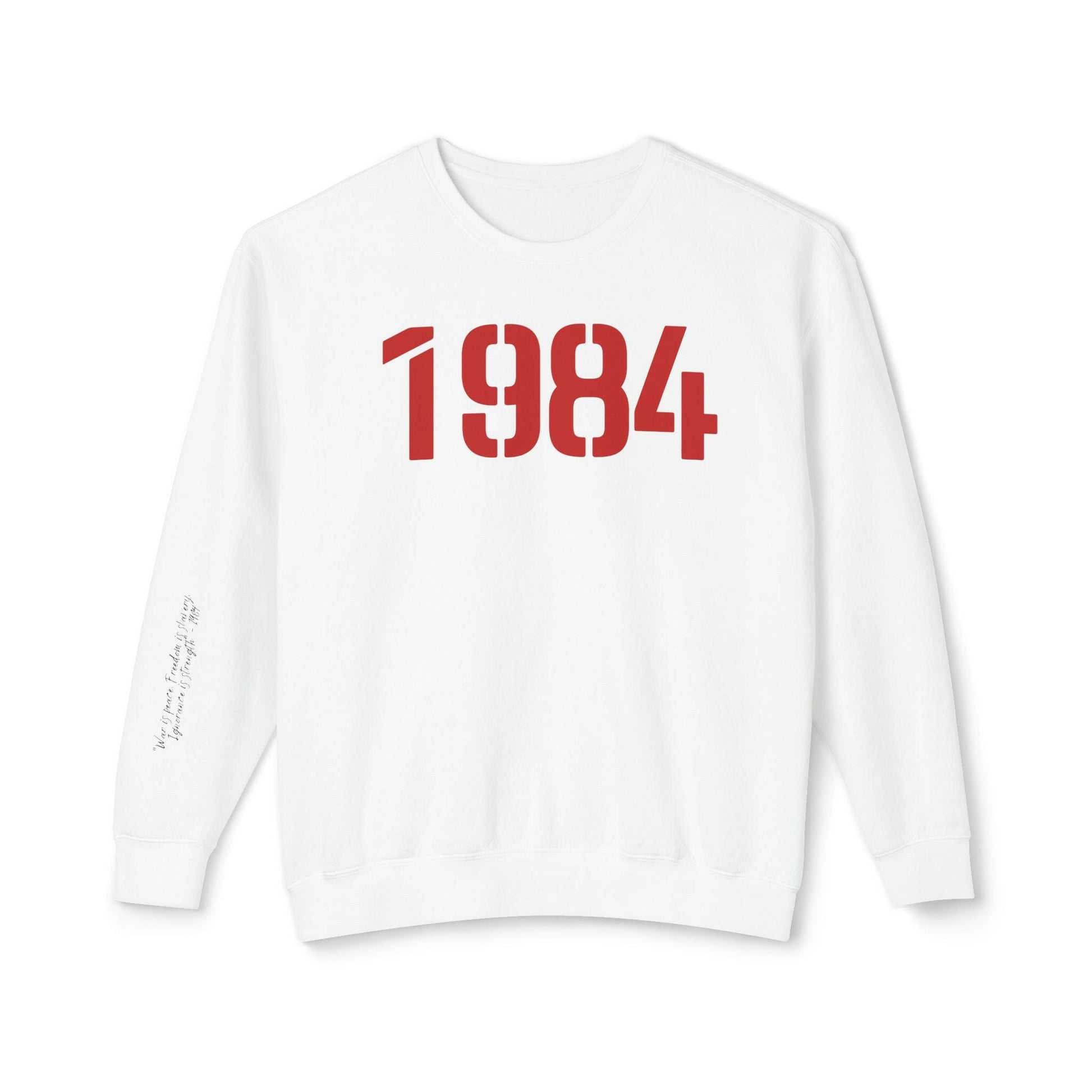 1984 / Lightweight Bitcoin Sweatshirt - SVRN_T - The Orange Habit