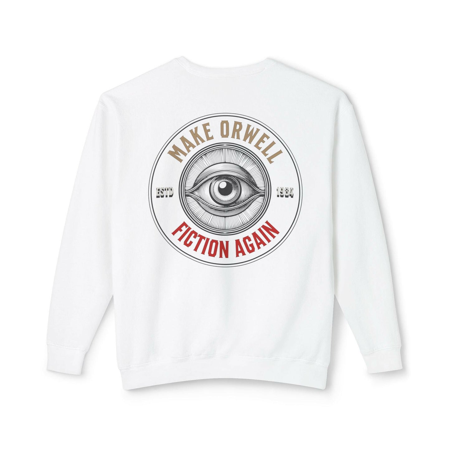 1984 / Lightweight Bitcoin Sweatshirt - SVRN_T - The Orange Habit