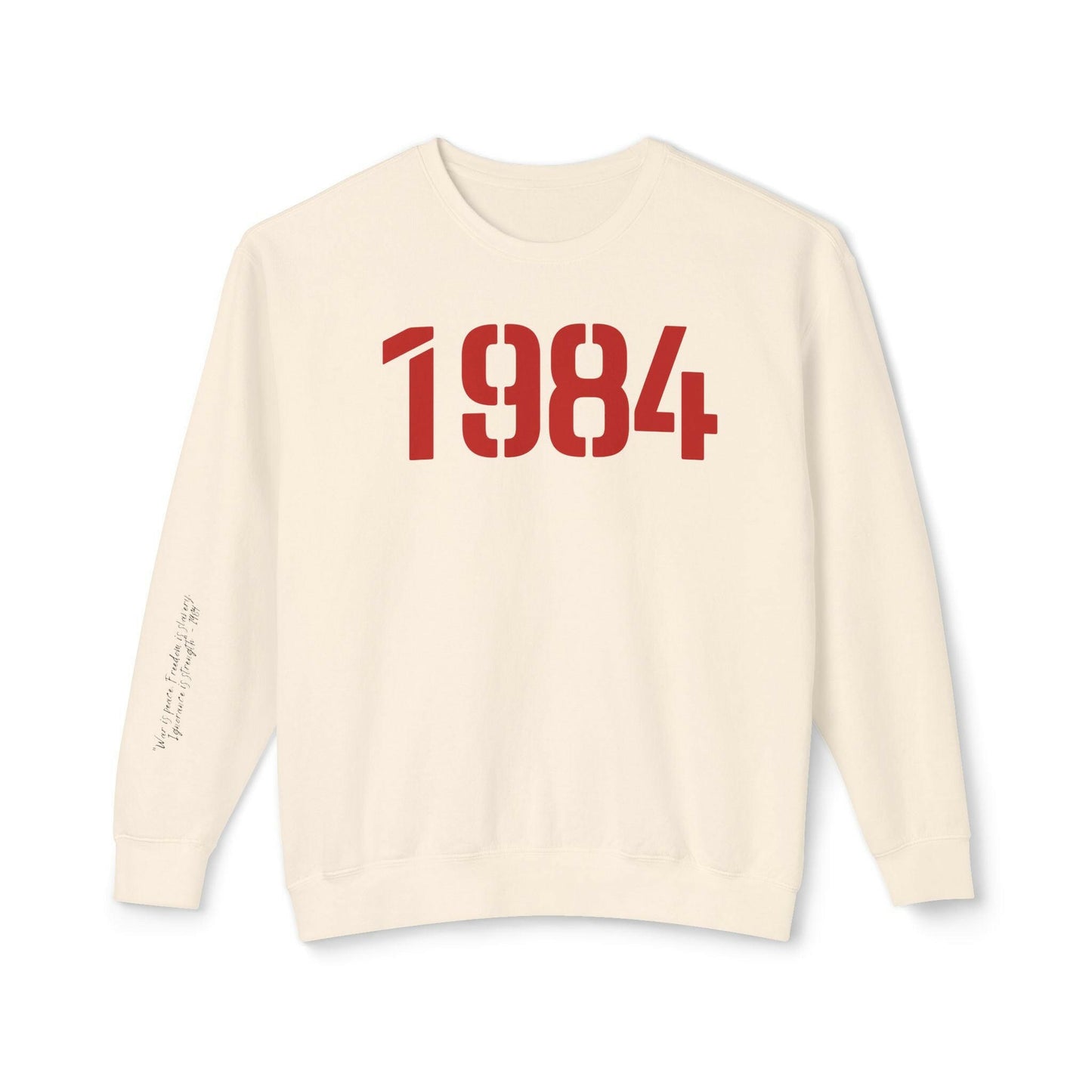 1984 Lightweight Bitcoin Sweatshirt - SVRNT - The Orange Habit