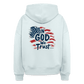 In God We Trust Women's Organic Hoodie - blue ice