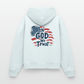 In God We Trust Women's Organic Hoodie - blue ice