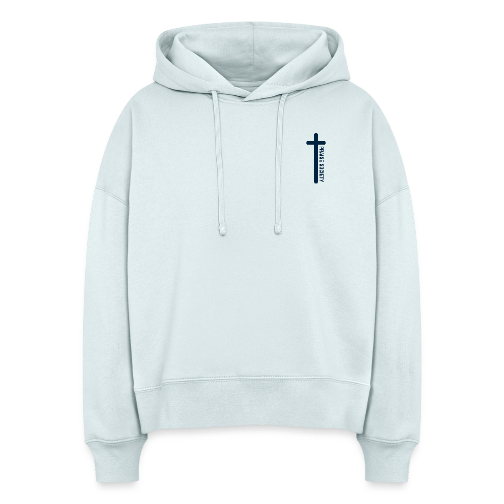 In God We Trust Women's Organic Hoodie - blue ice