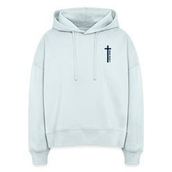 In God We Trust Women's Organic Hoodie - blue ice