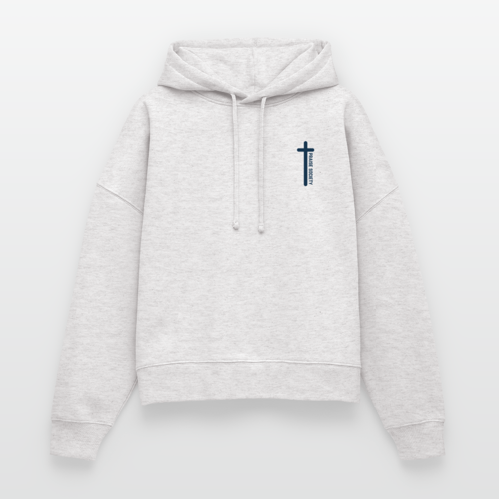 In God We Trust Women's Organic Hoodie - cool heather grey