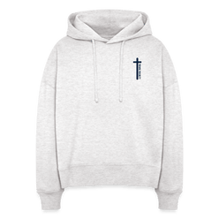 In God We Trust Women's Organic Hoodie - cool heather grey
