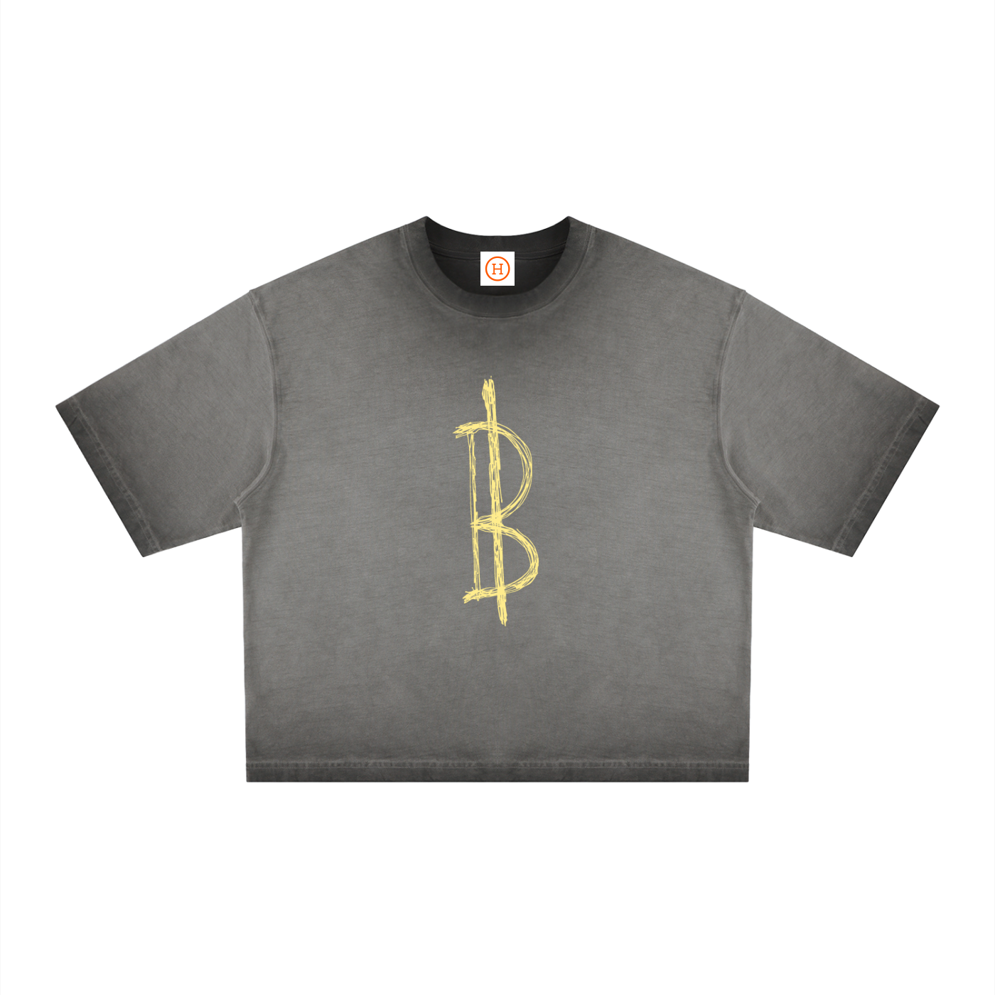 Buy Bitcoin: Reverse Dyed Boxy T-Shirt