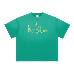 Bitcoin Notepad: Sun Fade Raw Edge T-Shirt