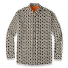 Bitcoin B black men's long sleeve cotton shirt