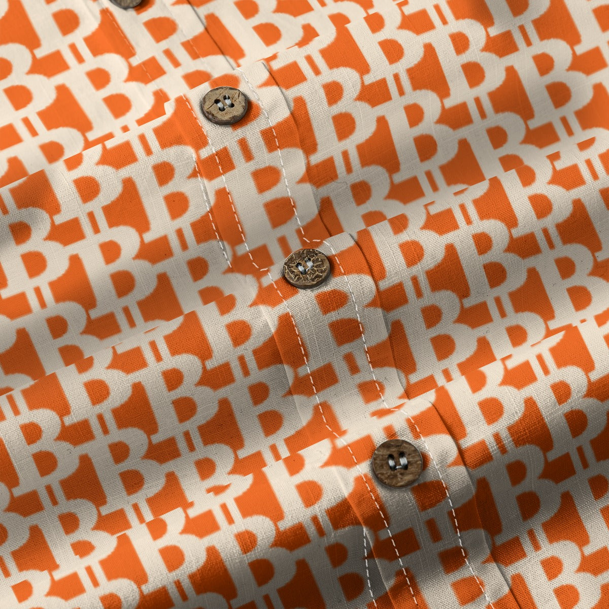 Bitcoin 'B': Men's Long Sleeve Shirt