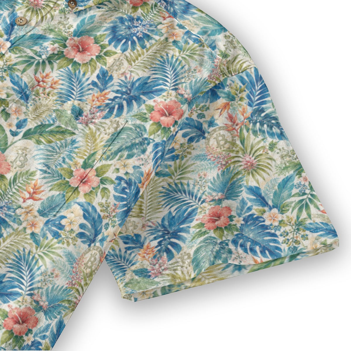 Aloha Satoshi: Men's Hawaiian Cotton Shirt