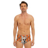 HODL Dog - Frenchie / Men's Bitcoin Swim Briefs - SVRN_T - The Orange Habit