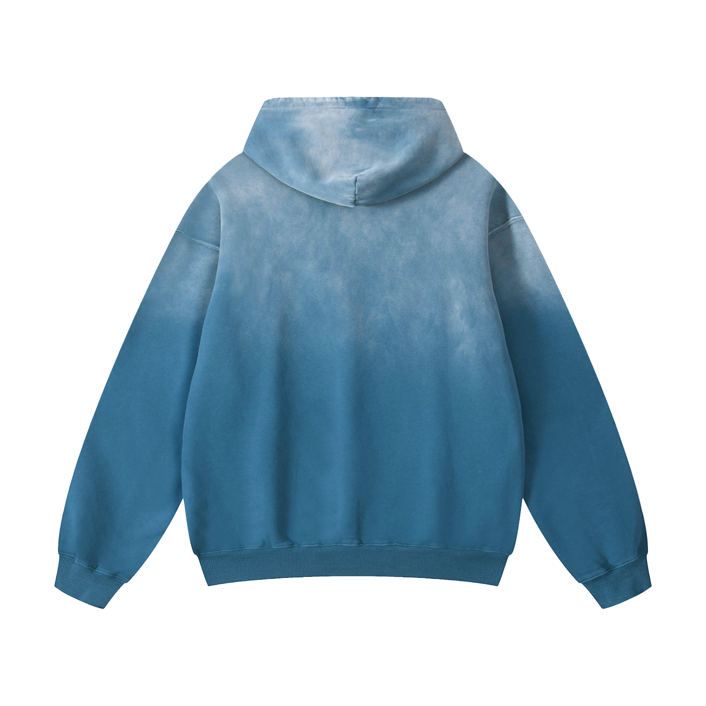 Bitcoin Americana: Sudadera con Capucha Extragrande Decolorada