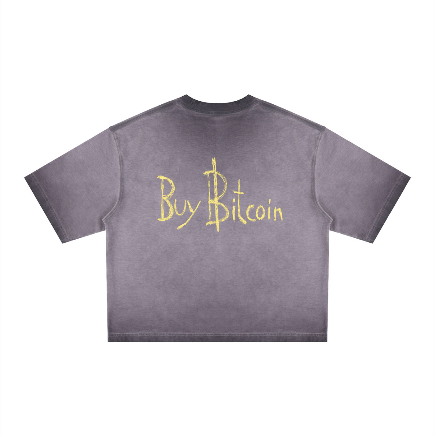 Buy Bitcoin: Reverse Dyed Boxy T-Shirt