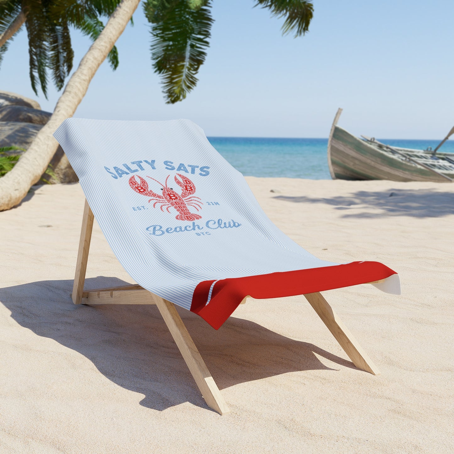 Bitcoin Lobster: Beach Towel
