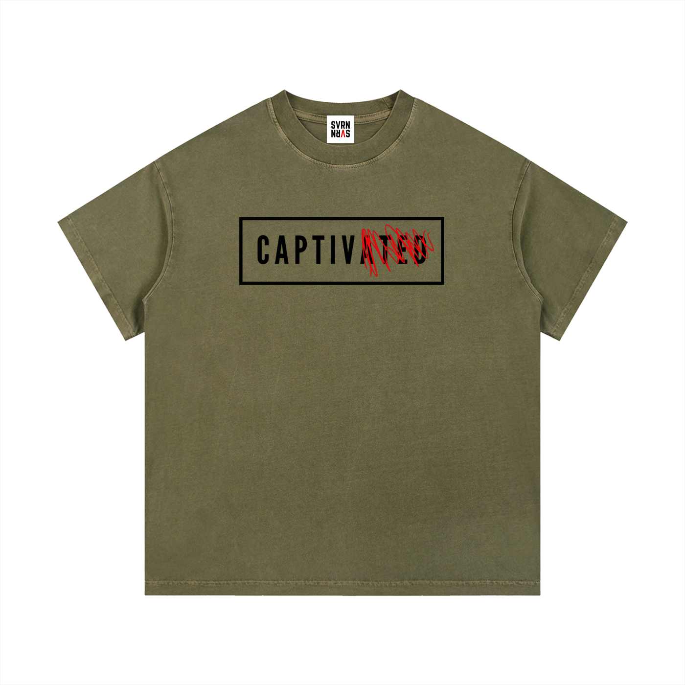 Captivated: Vintage Wash Cotton T-Shirt