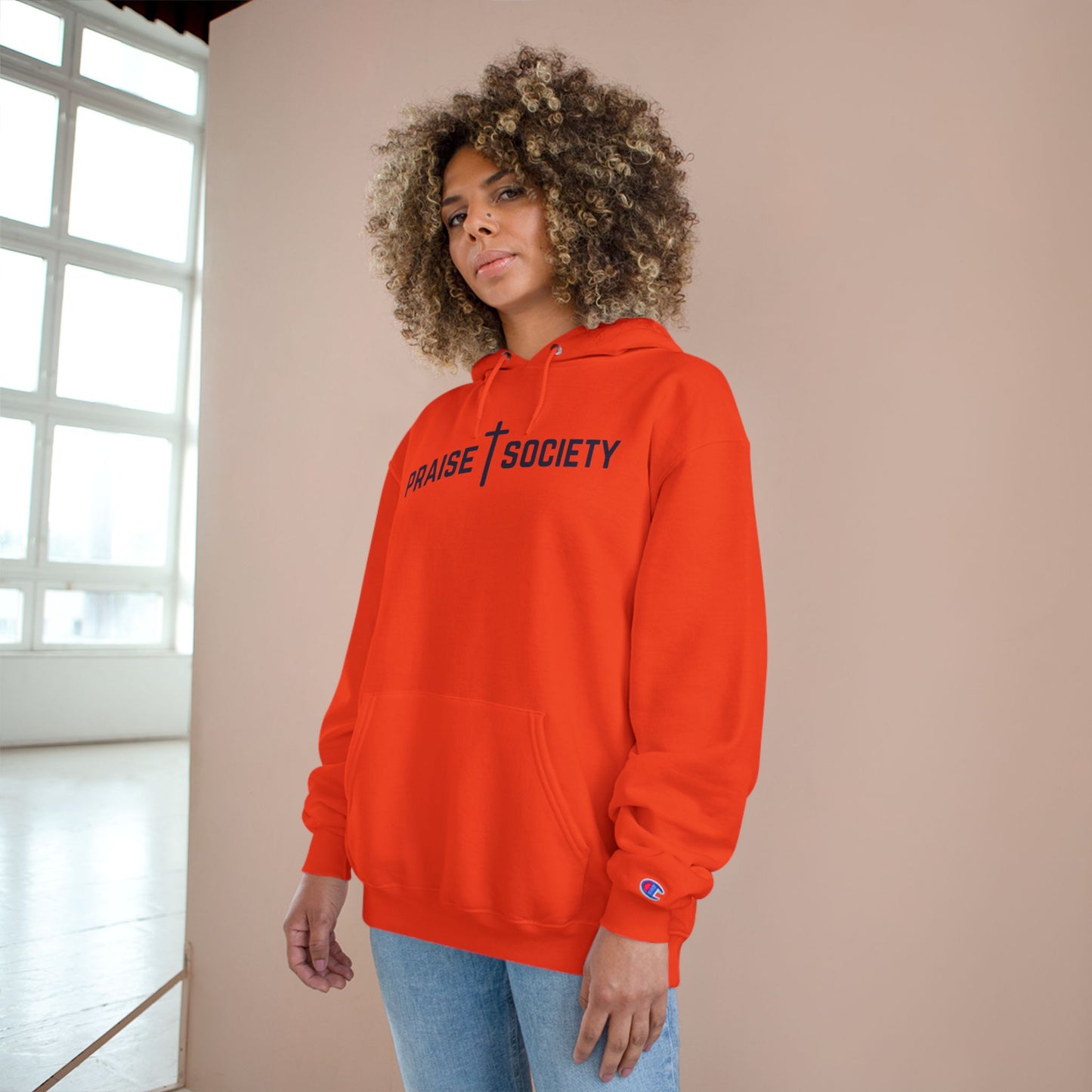 Walks On Water Unisex Champion Hoodie