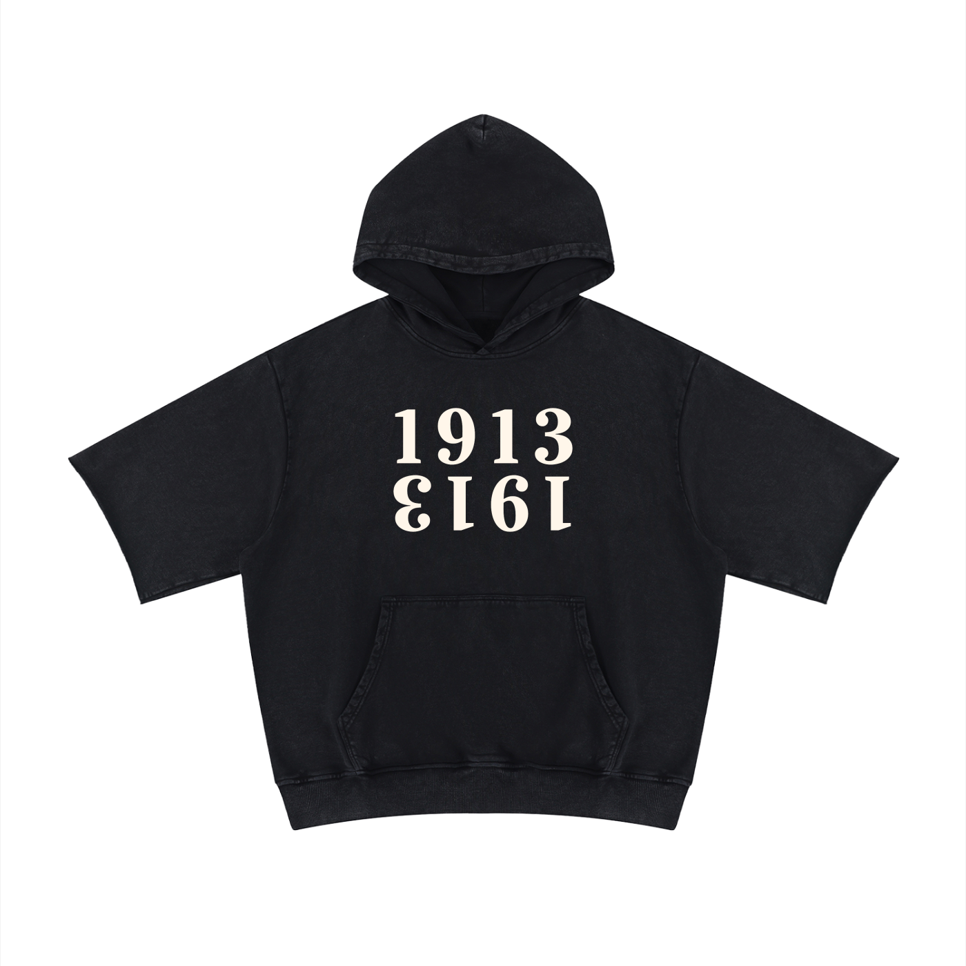 1913: Mineral Wash Short Sleeve Hoodie