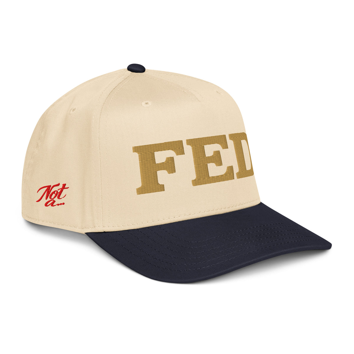 Not a fed hat in Navy/Natural by SVRN Society