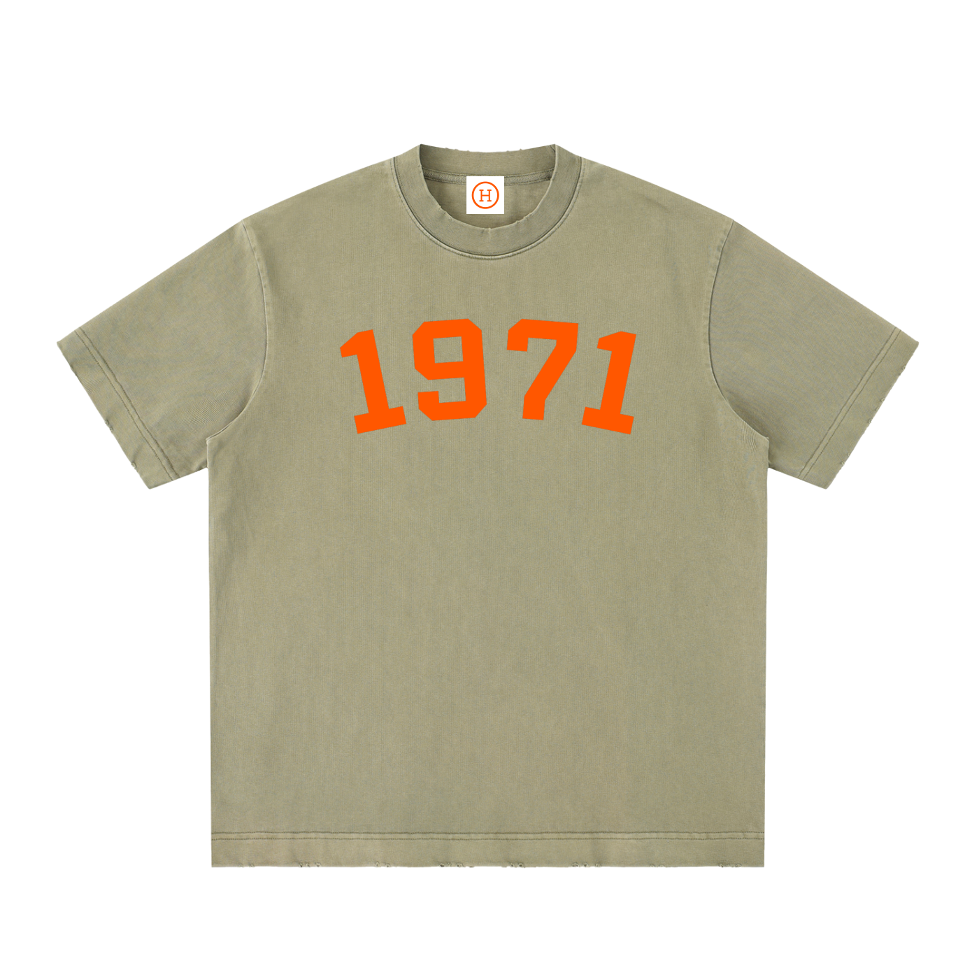1971: HW Vintage Washed Frayed T-Shirt