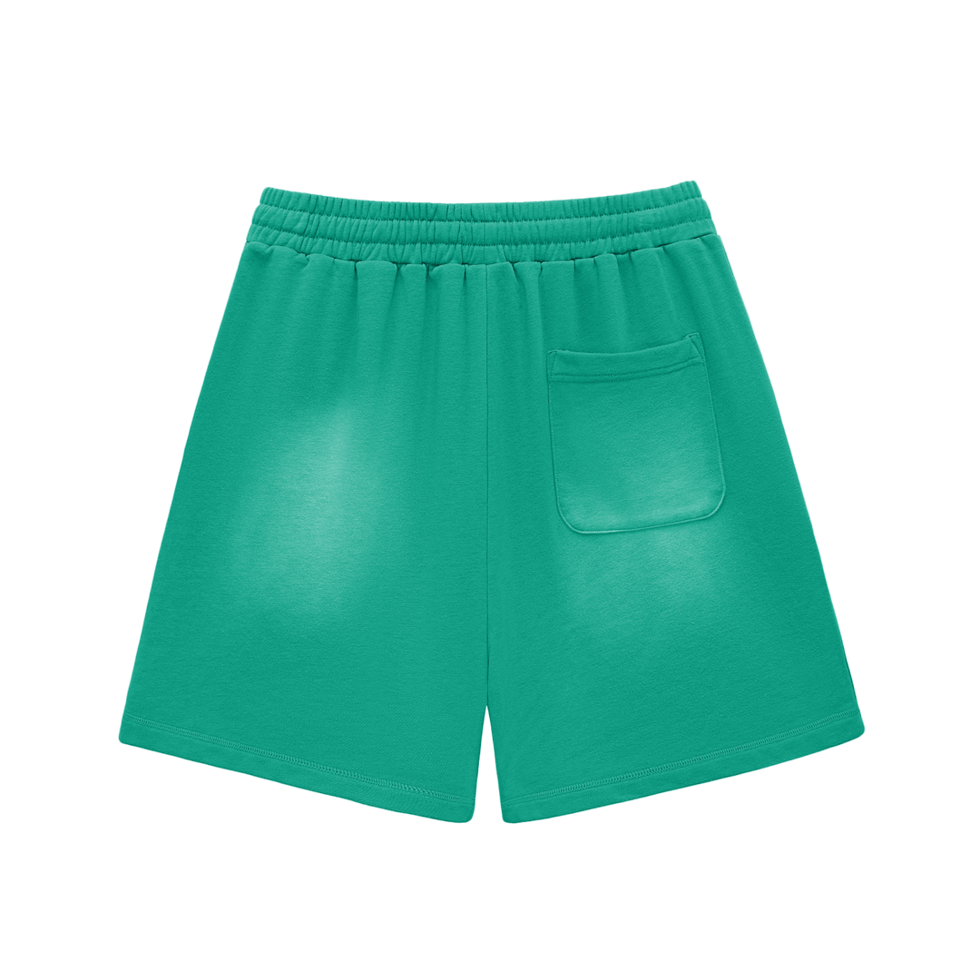 Bitcoin Notepad: Sun Fade Raw Edge Cotton Shorts