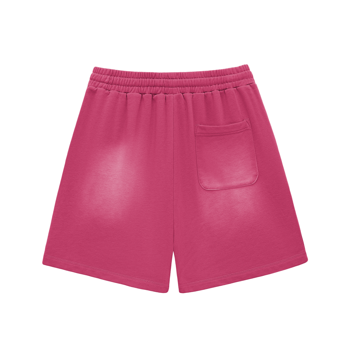 Bitcoin Notepad: Sun Fade Raw Edge Cotton Shorts