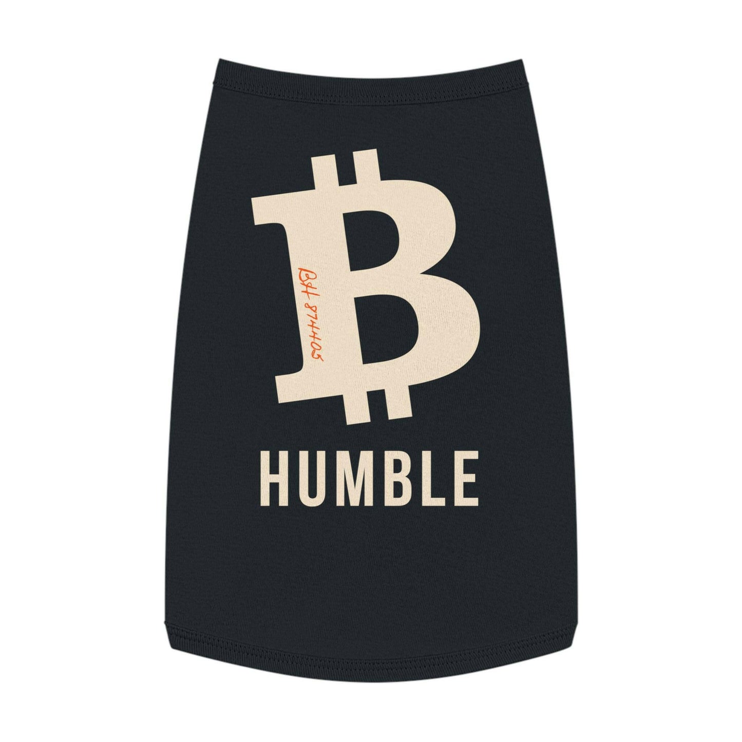 B Humble / Pet Bitcoin Tank Top - Maison Toshi - The Orange Habit
