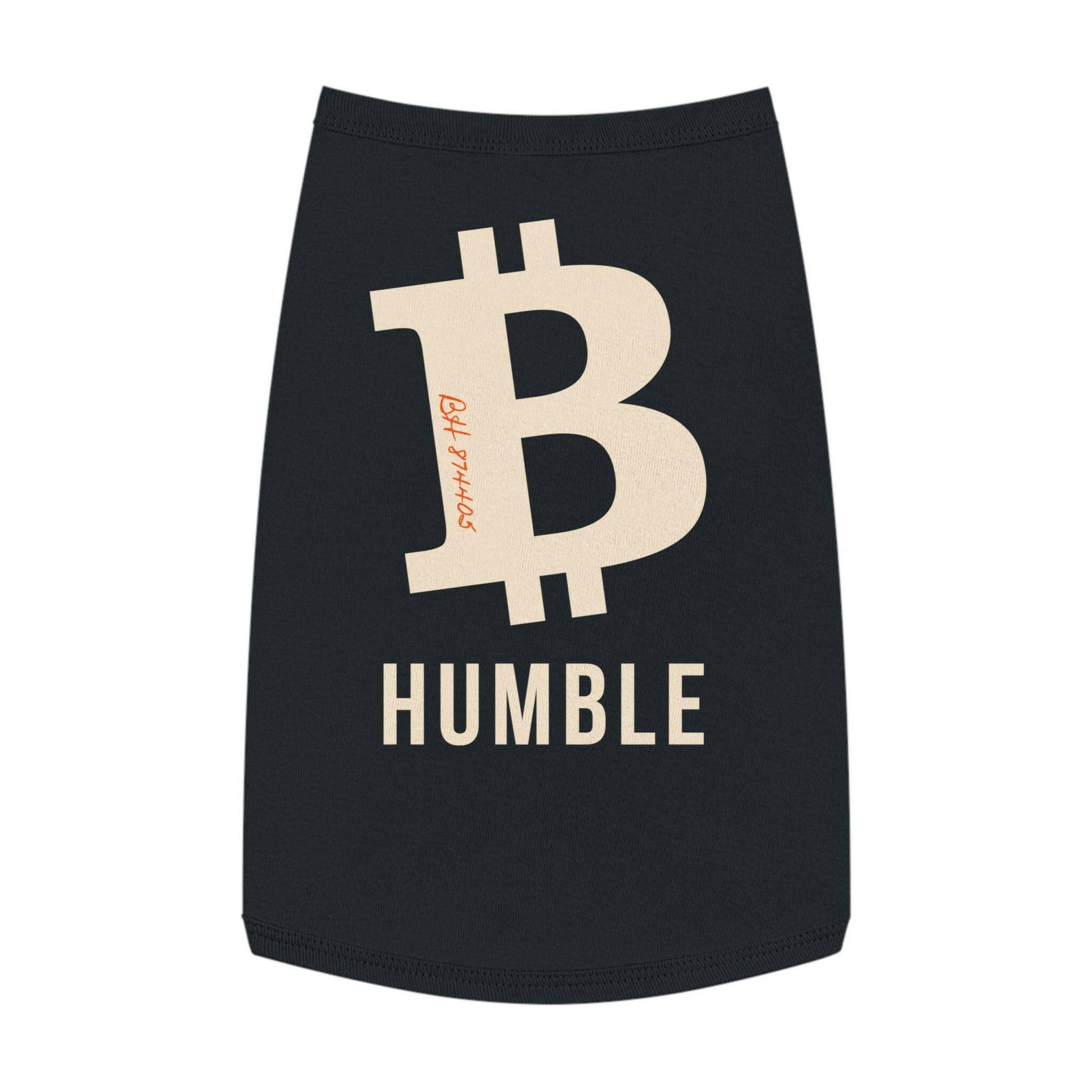 B Humble / Pet Bitcoin Tank Top - Maison Toshi - The Orange Habit