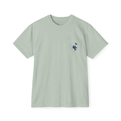 Soft Revolution Bitcoin Pocket Tee in bay, alternate view 9