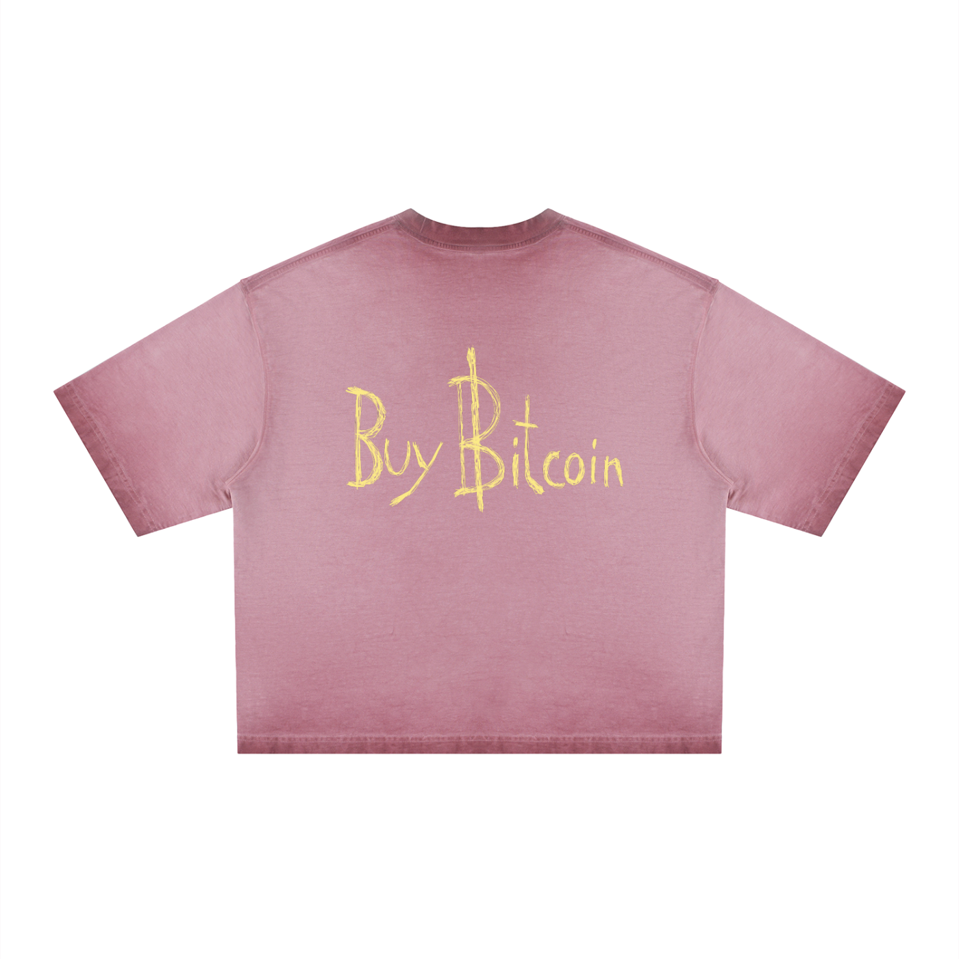 Buy Bitcoin: Reverse Dyed Boxy T-Shirt