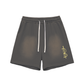 Bitcoin Notepad: Sun Fade Raw Edge Cotton Shorts