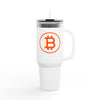 Bitcoin B Insulated Travel Mug - Orange Habit Home - The Orange Habit