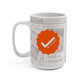 Verificado 100K: Taza de Bitcoin