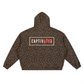 Captivated: Leopard Print Waffle Full Zip Hoodie