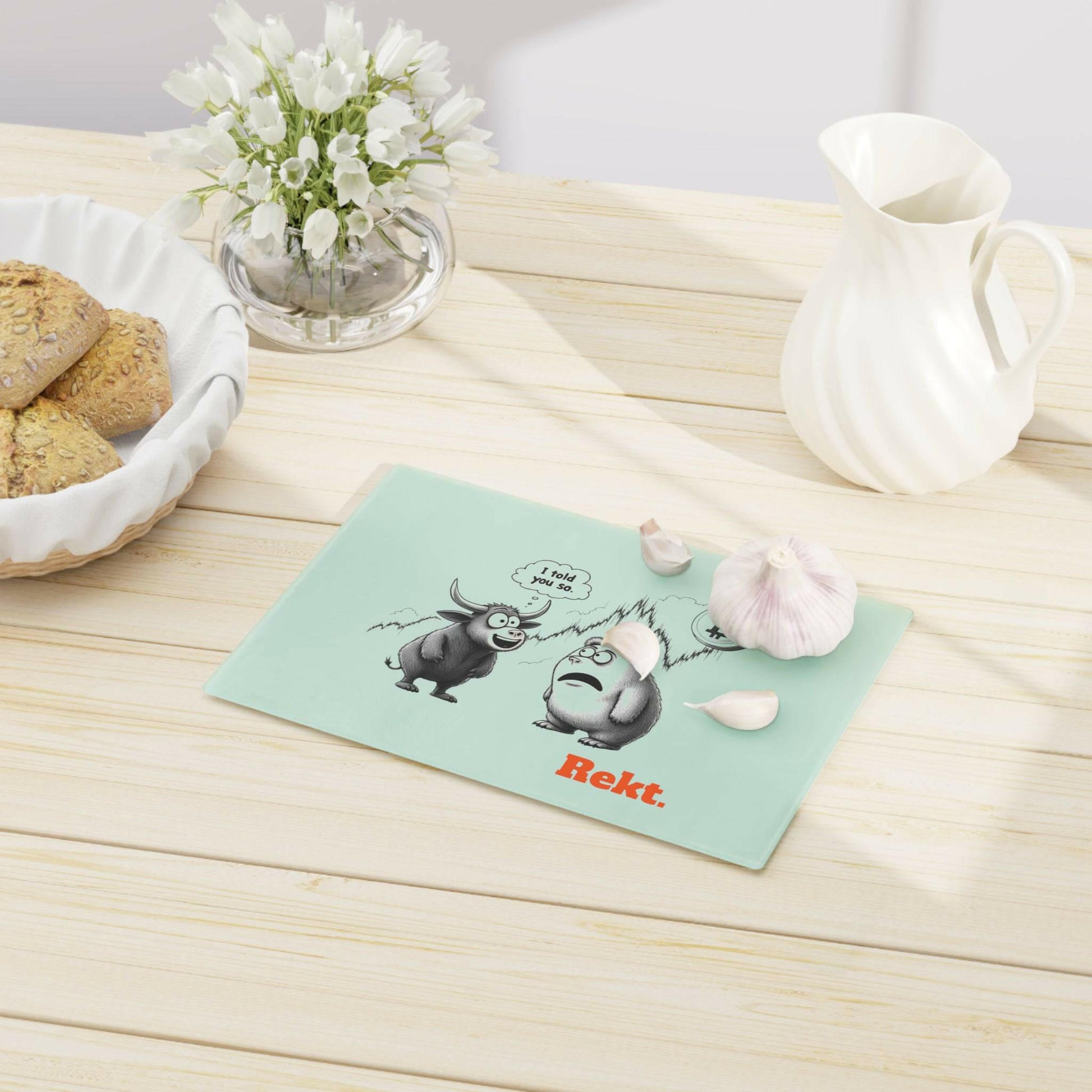 HFSP / Bitcoin Cutting Board - Orange Habit Home - The Orange Habit