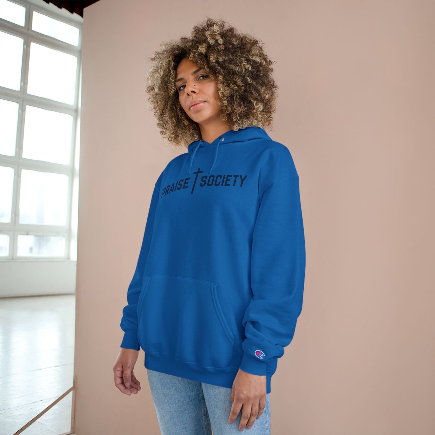 Walks On Water Unisex Champion Hoodie