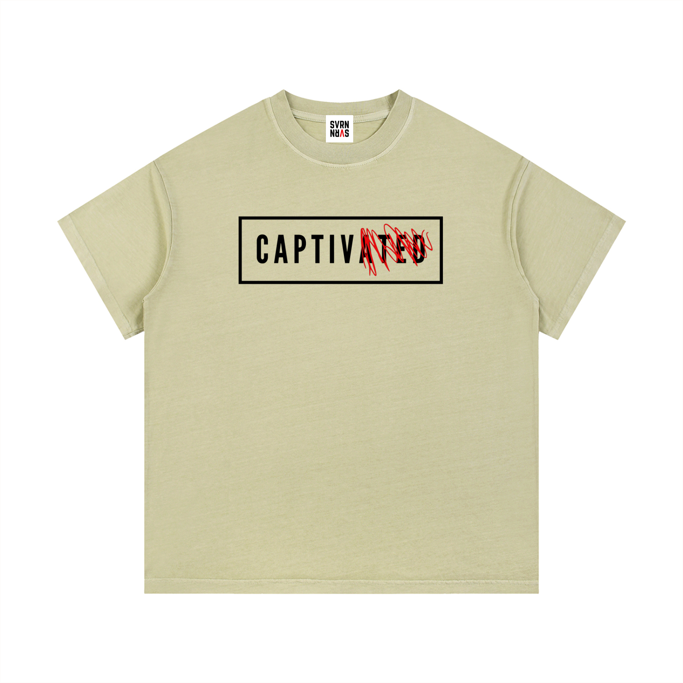 Captivated: Vintage Wash Cotton T-Shirt