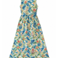 Floral patterned dress on a white background