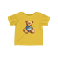 Yellow Bitcoin Tee for Infants by lil'B from the Bearish Collection