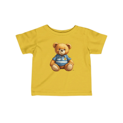Yellow Bitcoin Tee for Infants by lil'B from the Bearish Collection