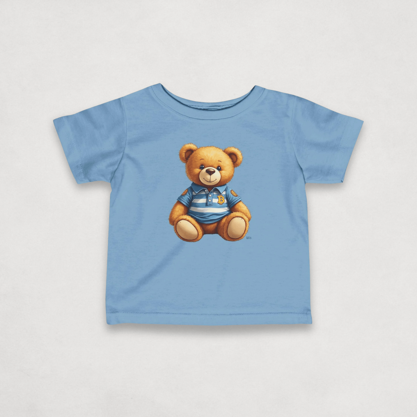 Blue Bitcoin Tee for Infants - Bearish Collection by lil'B