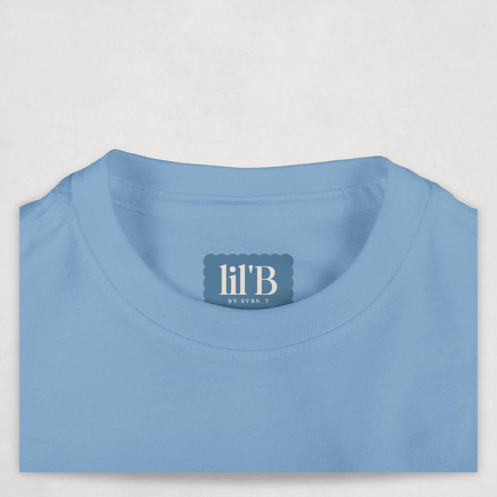 Blue Bitcoin Tee for Infants close up - Bearish Collection