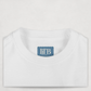 White Bitcoin Tee for Infants by lil'B from the Bearish Collection - close up