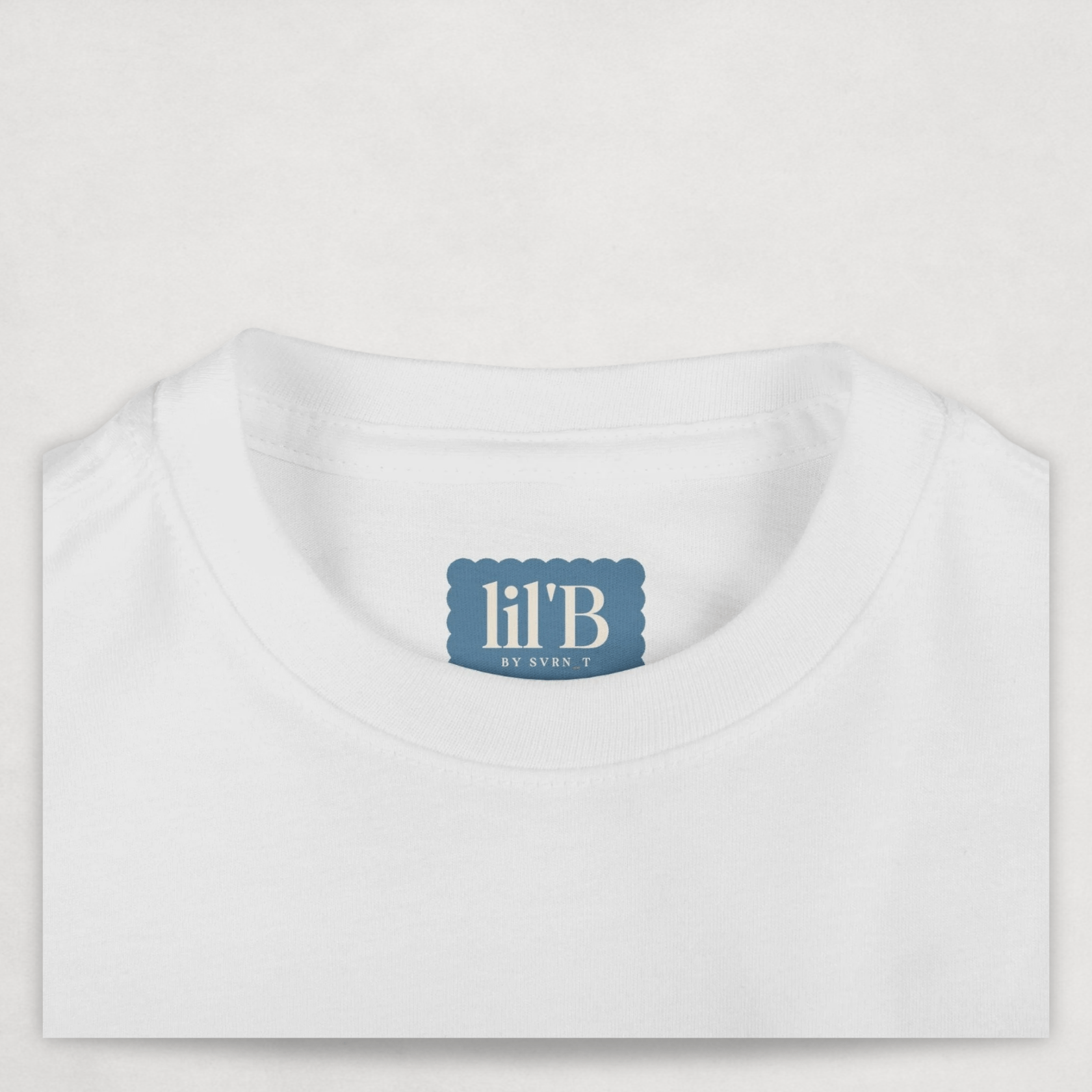 White Bitcoin Tee for Infants by lil'B from the Bearish Collection - close up