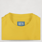 Yellow Bitcoin Tee for Infants by lil'B from the Bearish Collection - close up
