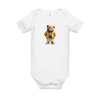 White Bitcoin Onesie for Infants from the BEARISH collection by lil'B
