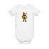 White Bitcoin Onesie for Infants from the BEARISH collection by lil&