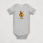 Heather Grey Bitcoin Onesie for Infants from the BEARISH collection by lil'B