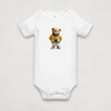 Heather Grey Bitcoin Onesie for Infants from the BEARISH collection by lil'B