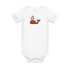 White Bitcoin Onesie for Infants by the Bitcoin Whale Collection by lil&